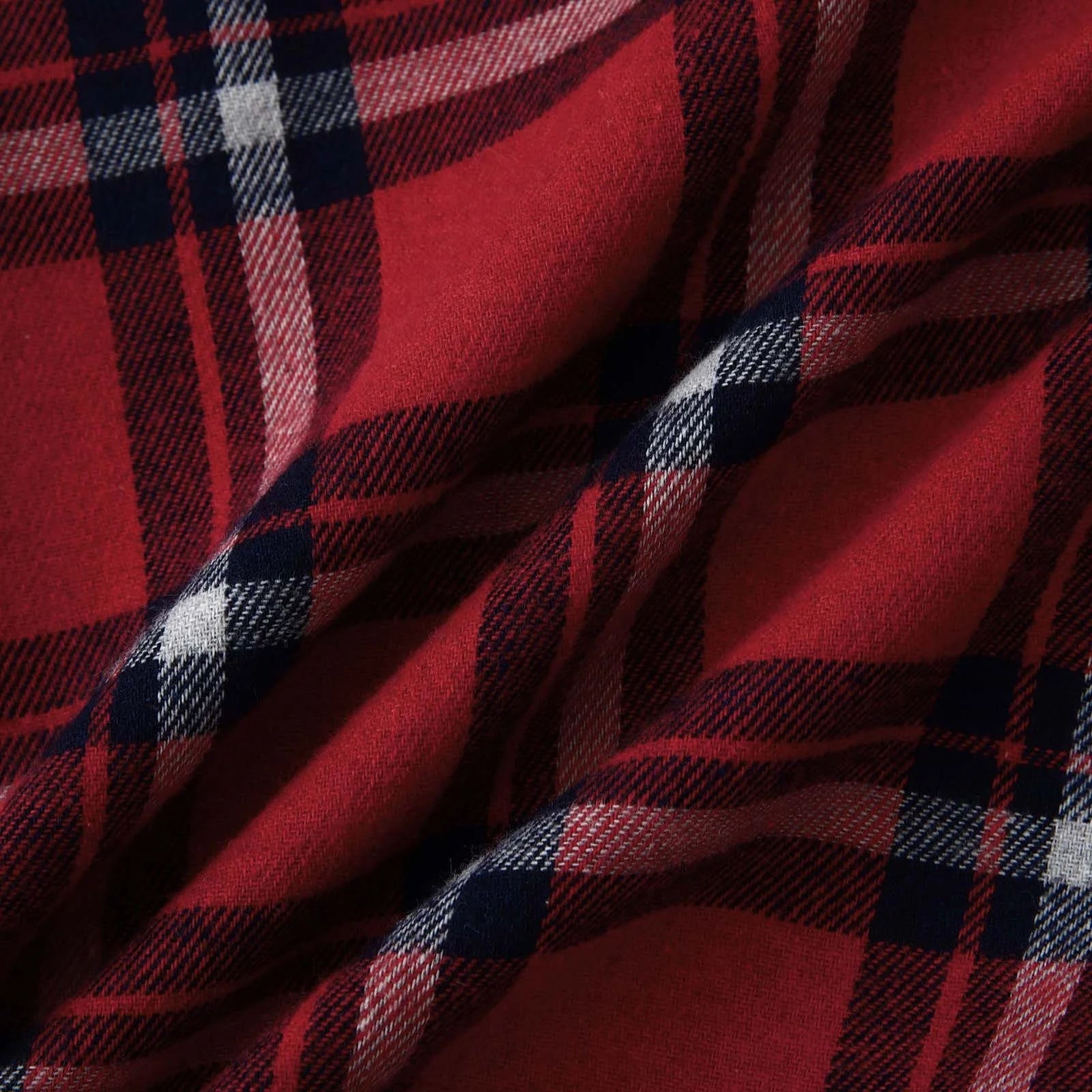 Men'S Casual Plaid Flannel Jacket with Hoodie Lightweight Fall Winter Long Sleeve Button down Plaid Flannel Hooded Shirt Red L