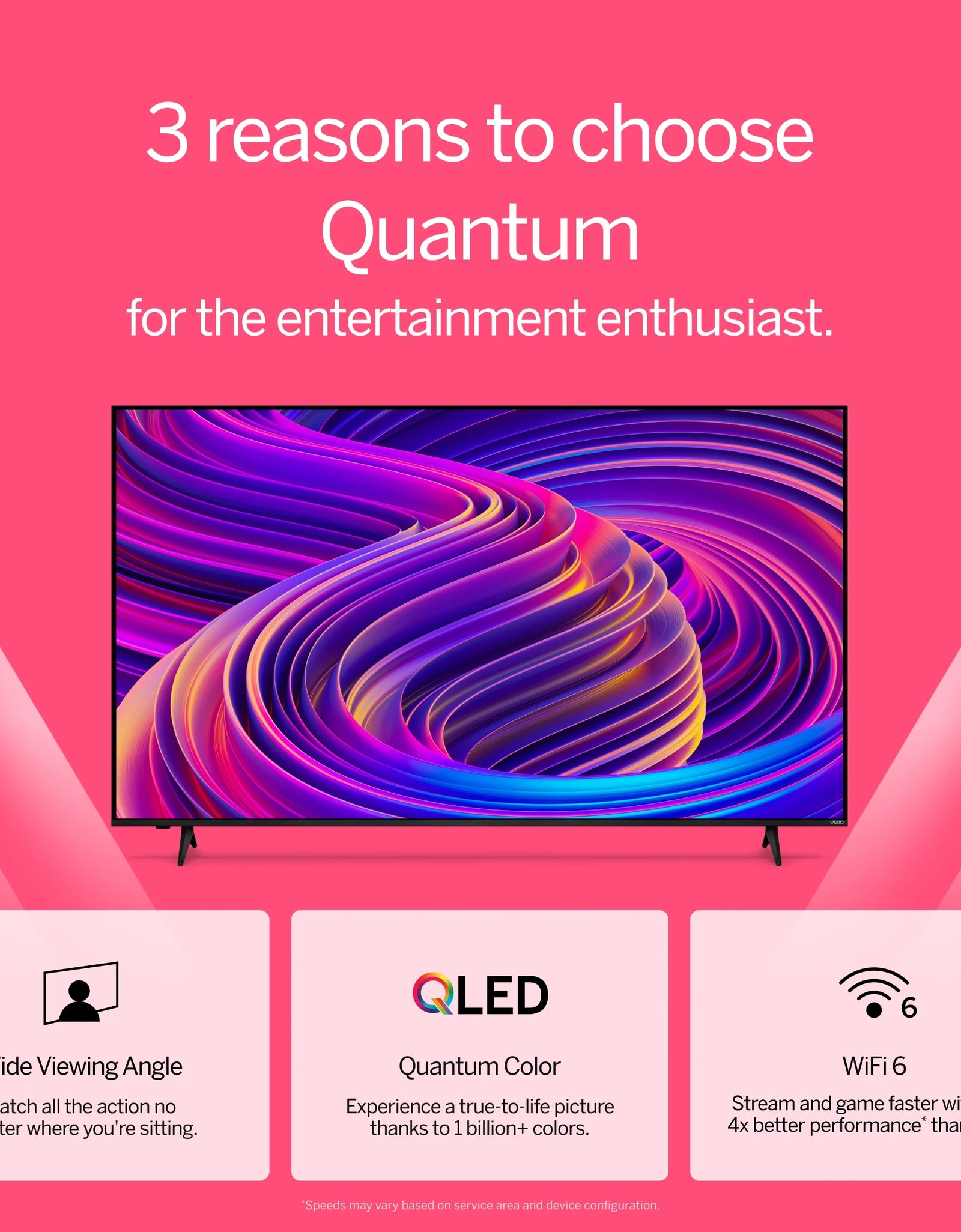 55" Class Quantum 4K QLED HDR Smart TV (NEW) M55Q6-L4